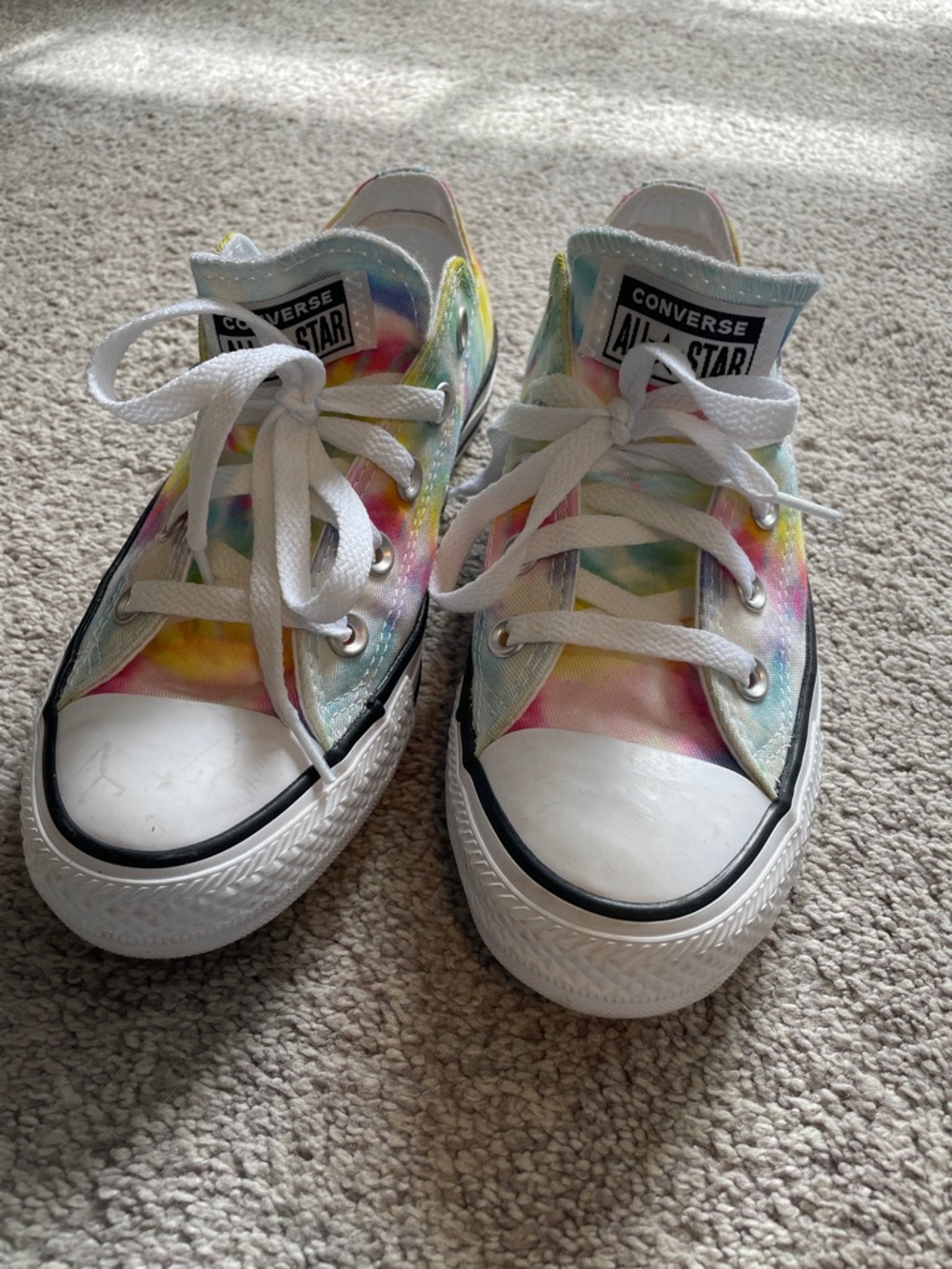 Converse Women’s Low Top Tie-Dye All Star Sneakers - Multicolor